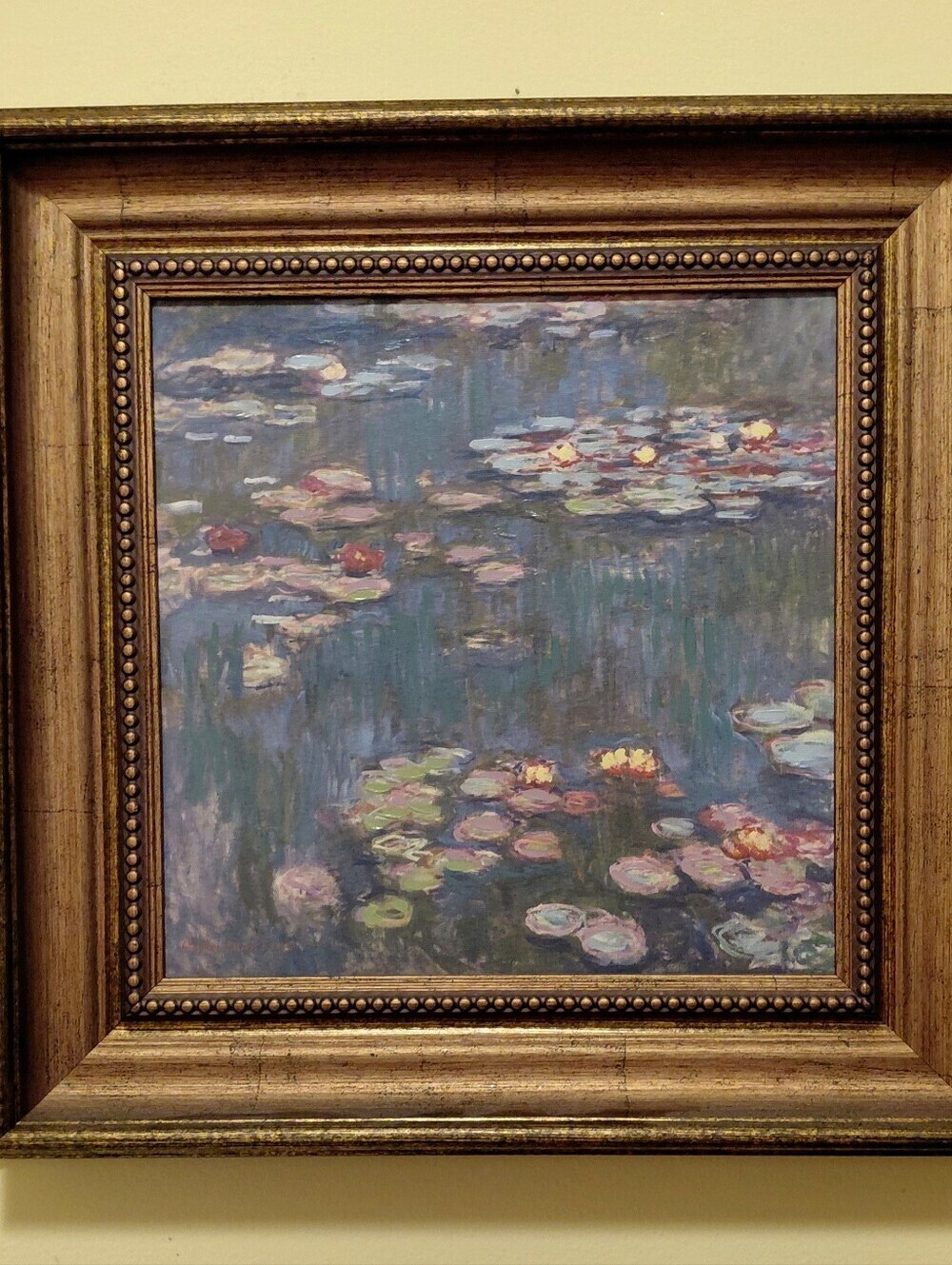 Modern Vintage Art Claude Monet Impressionist Painting Replica 15 X 15